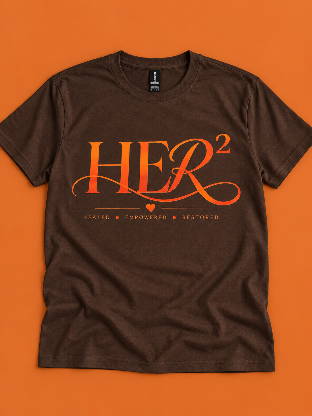 Chocolate & Orange HER² Statement Tee